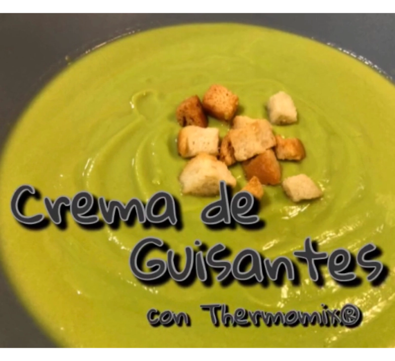 Crema de guisantes con Thermomix®