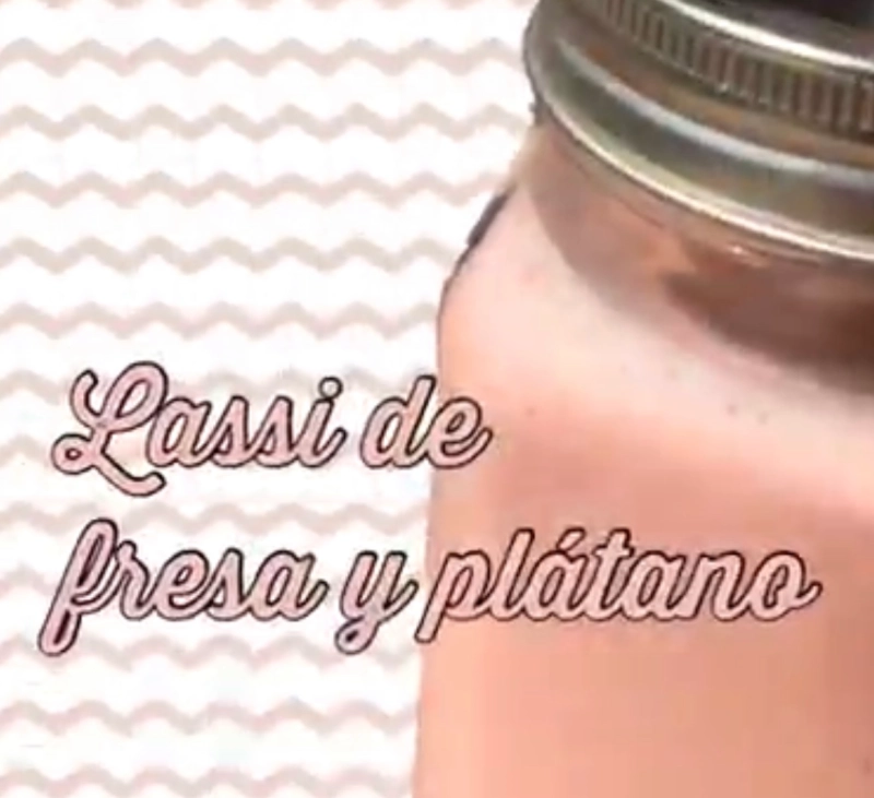 BATIDO FRESA Y PLÁTANO CON THERMOMIX®