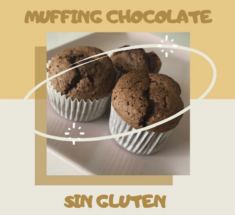 MUFFING CHOCOLATE SIN GLUTEN CON THERMOMIX®