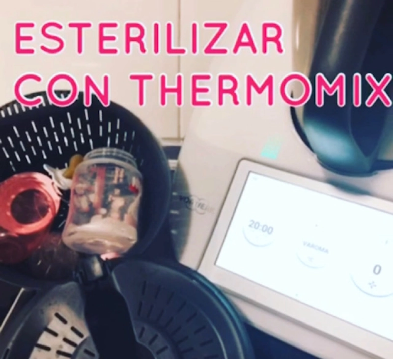 TRUCO: ESTERILIZA BIBERONES CON THERMOMIX®!!