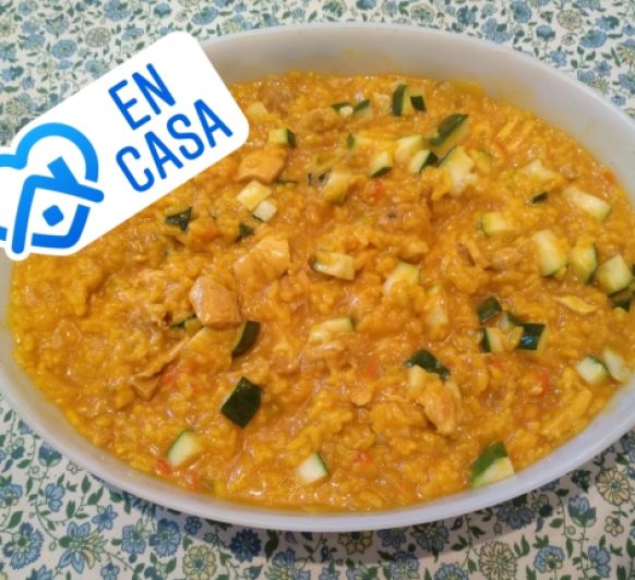 Arroz cremoso de pollo con verduras Alta Temperatura Tm6